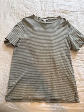 Club Monaco Striped Crewneck Tee